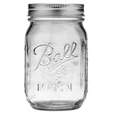 Ball Regular Mouth Pint 16-oz Mason Jar with Lids and Bands (Pack of 24)