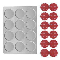LMETJMA Magnetic Spice Jars With Wall Mounted Rack Stainless Steel Spice Tins Spice Seasoning Containers With Spice Label KC0305