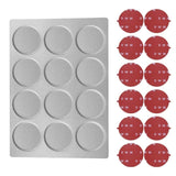 LMETJMA Magnetic Spice Jars With Wall Mounted Rack Stainless Steel Spice Tins Spice Seasoning Containers With Spice Label KC0305